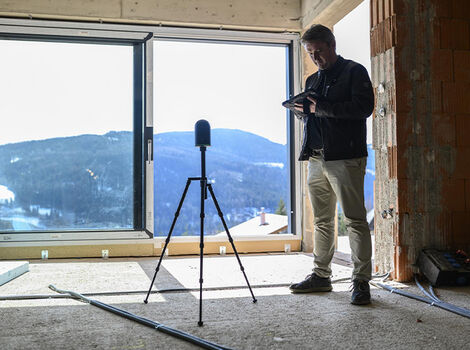 Die Geschäftsidee der digitalen Bestandsaufnahme verfolgt Baumeister Josef Ungersbäck aus Grimmenstein