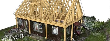 Innovativer Einsatz von Laserscanning im Holzbau