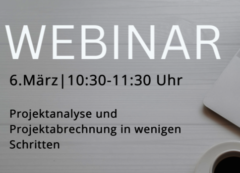 Webinar rmDATA Projects: Projektanalyse und Projektabrechnung in wenigen Schritten