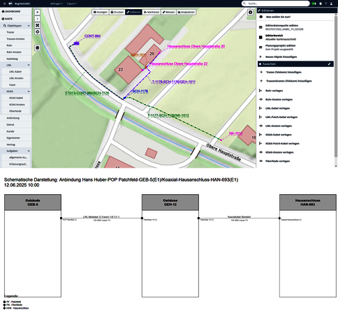 NEU in rmDATA Smart Networx: Abbildung von Koaxial-Kabelnetzen