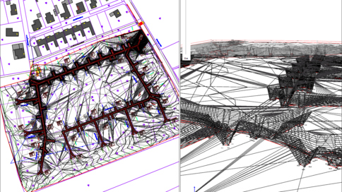 Grundlage für den Kanalbau sind Höhenmodelle und Pläne aus rmDATA GeoMapper.