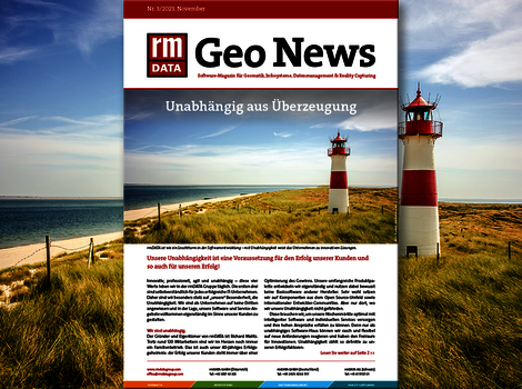 GeoNews, rmDATA-Firmenmagazin