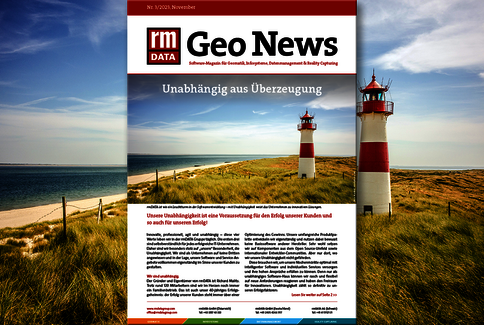 GeoNews, rmDATA-Firmenmagazin