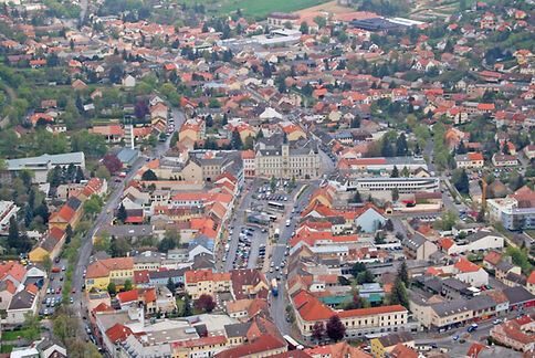 Stadtgemeinde Mistelbach Luftaufnahme