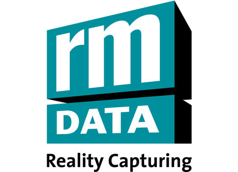 Logo des Geschäftsbereiches rmDATA Reality Capturing