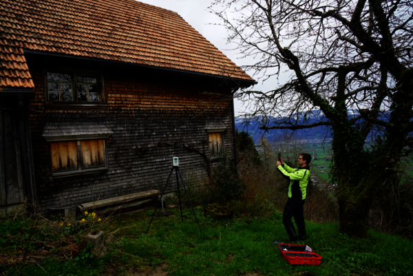 Von der Punktwolke bis zur fertigen Stube", lautet der Slogan des Zimmermeisters Breu aus Oberegg im Kanton Appenzell