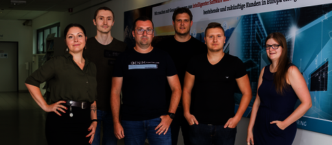 Das Projektteam, das an der Entwicklung zu rmDATA Smart Area beteiligt war, freut sich über die Nominierung zum eAward.