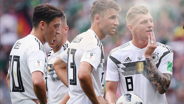 Ratlose Gesichter der deutschen Mannschaft bei der WM