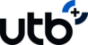 Logo mit den schwarzen Buchstaben „utb“. Rechts oben befindet sich ein blauer Bogenteil mit einem Pluszeichen darin.